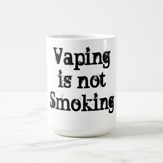 Vaping raucht nicht Kaffee-Tasse Kaffeetasse (Mittel)