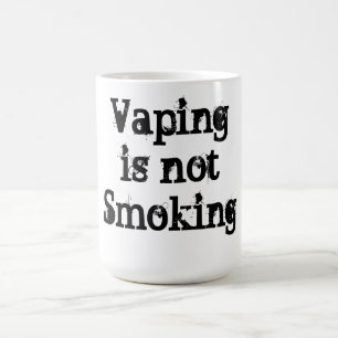 Vaping raucht nicht Kaffee-Tasse Kaffeetasse
