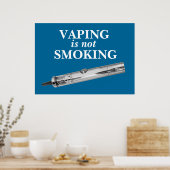 Vaping raucht nicht poster (Küche)