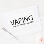 Vaping Rechteckiger Aufkleber (Umschlag)
