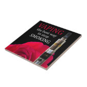 Vaping und Rose Blume Fliese (Seite)