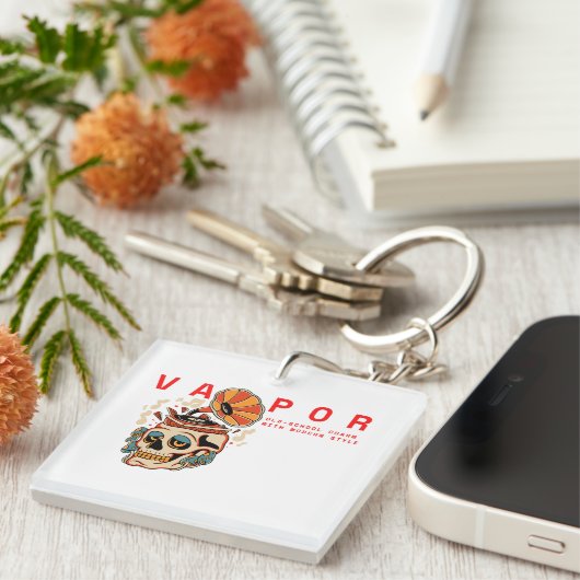 Vapor: Alte Schule Charm mit Modernem Stil! Schlüsselanhänger (Vorderseite rechts)