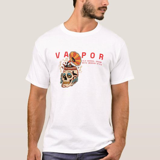 Vapor: Alte Schule Charm mit Modernem Stil! T-Shirt (Vorderseite)