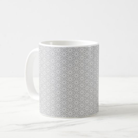 Vapor Blue Asanoha Kaffeetasse (Vorderseite Links)