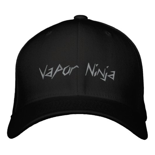 Vapor Ninja Hat Bestickte Baseballkappe (Vorderseite)