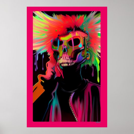 Vaporface Death Rattle Poster (Vorne)