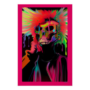 Vaporface Death Rattle Poster