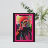 Vaporface Death Rattle Postkarte (Stehend Vorderseite)