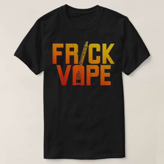 Vaporisieren und E-Zigaretten  T-Shirt (Design vorne)