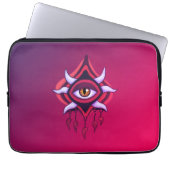 Vaporware Dämonenauge - farbenfroh gotisch Laptopschutzhülle (Vorderseite)