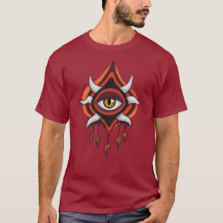 Vaporware Dämonenauge - farbenfroh gotisch T-Shirt