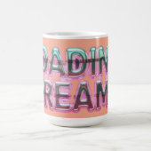 Vaporwave Aesthetics with Glitch Effect and Neon  Kaffeetasse (Mittel)