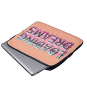 Vaporwave Aesthetics with Glitch Effect and Neon Laptopschutzhülle (Vorne Knopf)