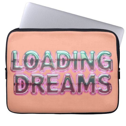 Vaporwave Aesthetics with Glitch Effect and Neon Laptopschutzhülle (Vorderseite)