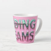 Vaporwave Aesthetics with Glitch Effect and Neon Milchtasse (Rechte Ecke)