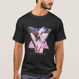 Vaporwave Angel Statue Wings Fly Away Ästhetik Ar T-Shirt