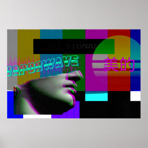 Vaporwave Art Poster   Vaporwave Ästhetisches Pos