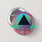 Vaporwave-Ästhetik Button (Vorne & Hinten)