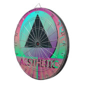 Vaporwave-Ästhetik Dartscheibe (Vorderseite rechts)