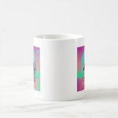 Vaporwave-Ästhetik Kaffeetasse (Mittel)