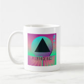 Vaporwave-Ästhetik Kaffeetasse (Links)