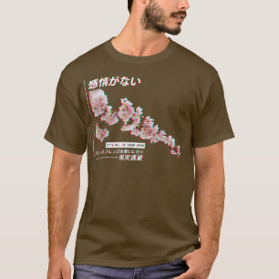 Vaporwave-Ästhetik Kirschblüte, Glitch Japan Ar T-Shirt