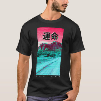 Vaporwave-Ästhetik-Modestil 80er 90er Anime Gi T-Shirt
