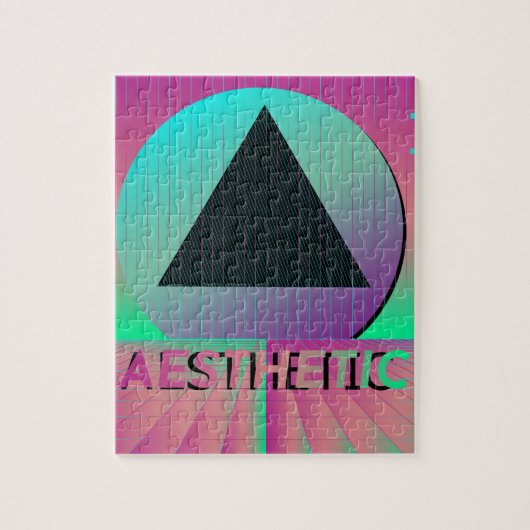 Vaporwave-Ästhetik Puzzle (Vertikal)