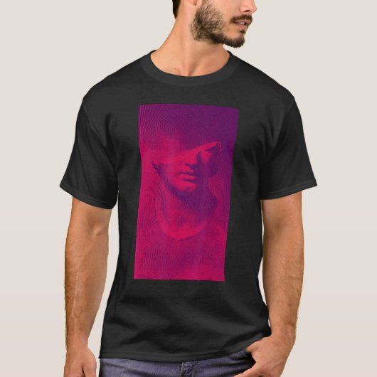 Vaporwave Ästhetik Retro 80er Synthwave Retrowave T-Shirt (Vorderseite)