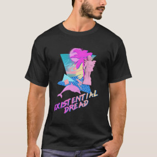 Vaporwave Ästhetische Existenz Dread Dolphin Ange T-Shirt