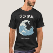 Vaporwave Ästhetische Glitch 80er Retro Große Well T-Shirt (Vorderseite)