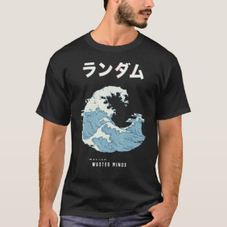 Vaporwave Ästhetische Glitch 80er Retro Große Well T-Shirt