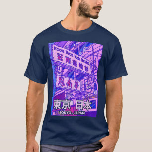 Vaporwave Ästhetische japanische Streetwear Tokio  T-Shirt