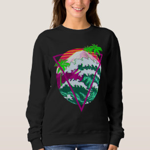 Vaporwave Ästhetische japanische Waves Retro der 8 Sweatshirt