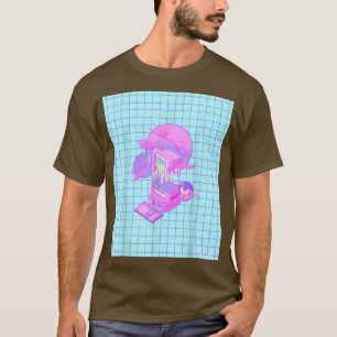 Vaporwave Ästhetische Lofi Outrun Synthwave 80er R T-Shirt
