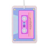 Vaporwave ästhetische Retro Pink 90er Audio Casset Autolufterfrischer (Vorderseite)