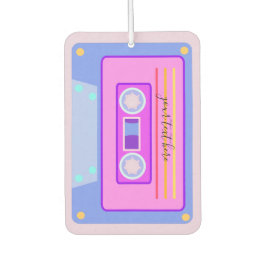 Vaporwave ästhetische Retro Pink 90er Audio Casset Autolufterfrischer