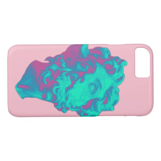 Vaporwave ästhetischer Case-Mate iPhone hülle (Rückseite (Horizontal))