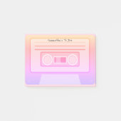 Vaporwave-Ästhetischer Planer der 90er Jahre für D Post-it Klebezettel (Vorderseite)