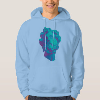 Vaporwave ästhetischer Störschub-StatueHoodie Hoodie
