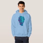 Vaporwave ästhetischer Störschub-StatueHoodie Hoodie (Vorne ganz)