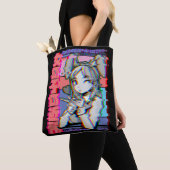 Vaporwave ästhetisches japanisches Retro Anime Gir Tasche (Von Nahem)