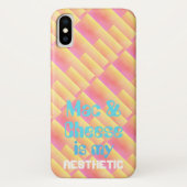 Vaporwave ästhetisches Mac u. Käse Case-Mate iPhone Hülle (Rückseite)