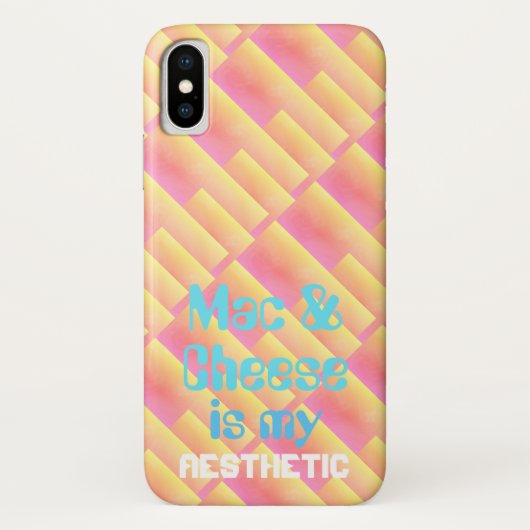 Vaporwave ästhetisches Mac u. Käse Case-Mate iPhone Hülle (Rückseite)