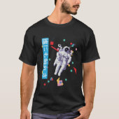 Vaporwave Astronaut Kanji Street Wear T-Shirt (Vorderseite)