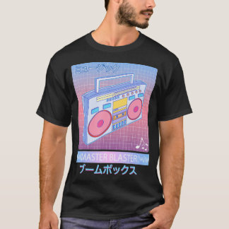Vaporwave Boom Box Retro 80er Tape Player Japanisc T-Shirt