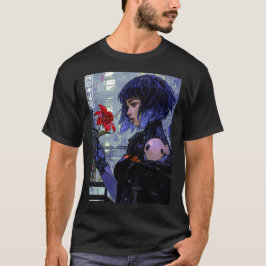 Vaporwave Cyborg Aesthetic Girl T-Shirt