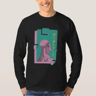 Vaporwave Doktor - langes Hülsen-Shirt T-Shirt