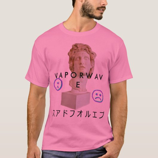 Vaporwave - Geek Show T-Shirt (Vorderseite)