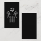 Vaporwave geheimnisvolles Illuminati Geschenk Visitenkarte (Vorne/Hinten)